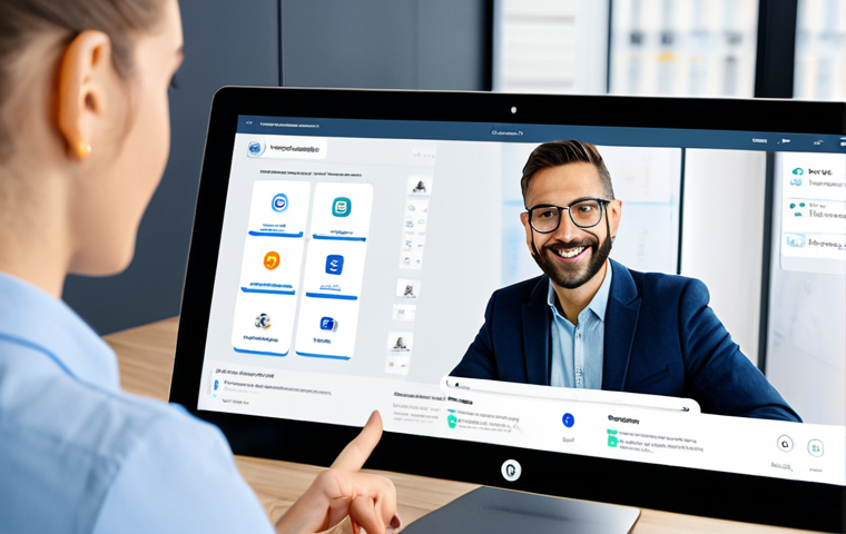 서비스관리사와 CRM 시스템 활용 - Automated Marketing Campaign Success**

A businesswoman reviewing positive results from an automated...